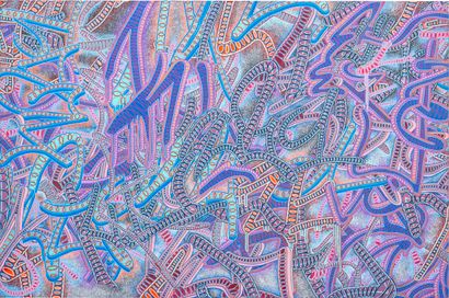 卢卡斯-德洛梅
Arstryx 
画布作品
丙烯喷漆和丙烯颜料与马克笔的混合物 
146/97...
