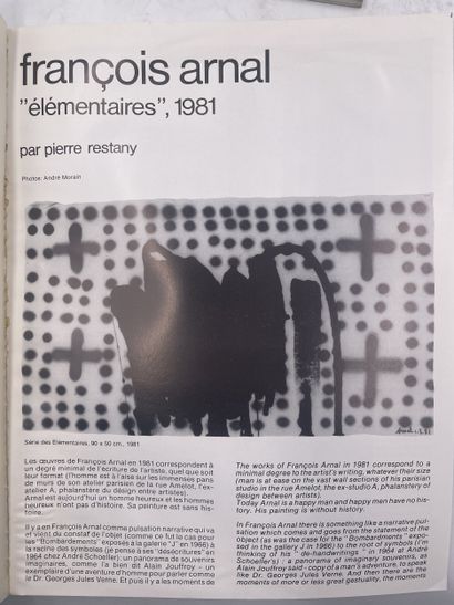 4 small volumes on François Arnal: 