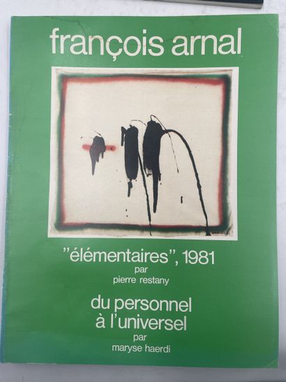 4 small volumes on François Arnal: 