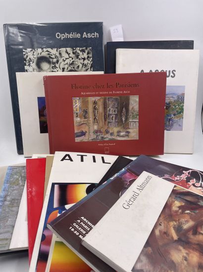 15 volumes on various modern artists: 