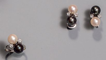Parure comprenant une paire de clips d'oreilles...