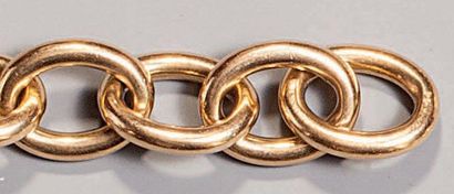 Bracelet chaine maille forçat en or jaune....