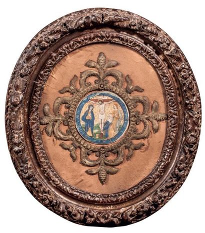 Broderie de fils d'or et d'argent à motifs...
