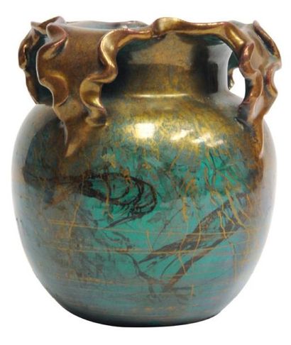 Clément MASSIER (1857-1933)
Vase boule à...
