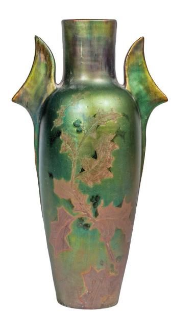 Jérôme MASSIER fils (1850-1916)
Vase balustre...