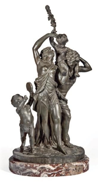 Claude Michel dit CLODION (1738-1814) (d'après)
«Bacchanale»...