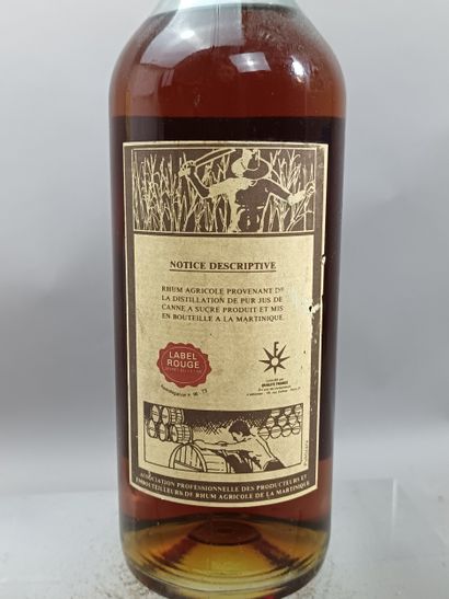 1 Bouteille RHUM TROIS RIVIERES 1970 Étiquette...