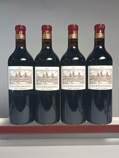 ** 4 Bottles Château COS D'ESTOURNEL 2012...