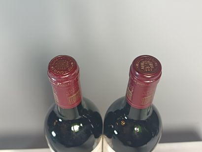 ** 2 Bottles Château MARGAUX 1999 - 1er Gcc...
