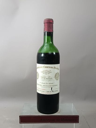 1 bottle Château CHEVAL BLANC 1969 - 1er...