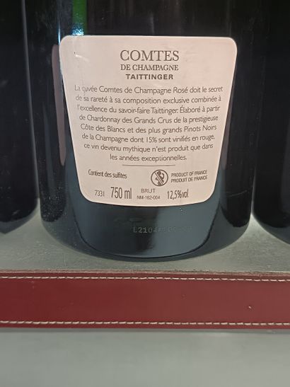 ** 3 Bottles CHAMPAGNE TAITTINGER Comtes...