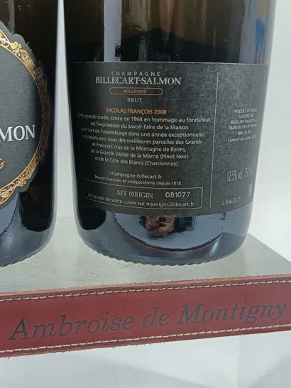 ** 2 Bottles CHAMPAGNE BILLECART SALMON 