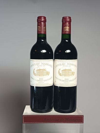** 2 Bottles Château MARGAUX 1999 - 1er Gcc...