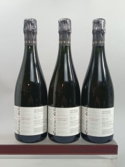 ** 3 Bouteilles CHAMPAGNE Jacques SELOSSE...