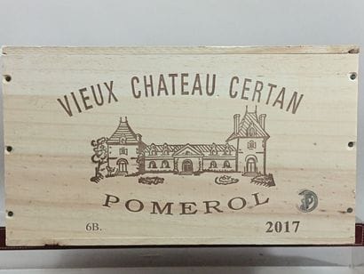 6 Bouteilles VIEUX CHÂTEAU CERTAN 2017 -...
