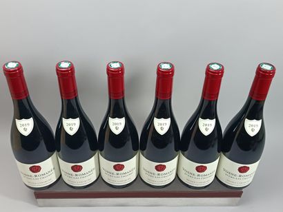 6 bouteilles VOSNE ROMANÉE 1er cru Les Chaumes...