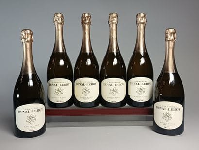 ** 6 Bottles CHAMPAGNE DUVAL- LEROY Grand...