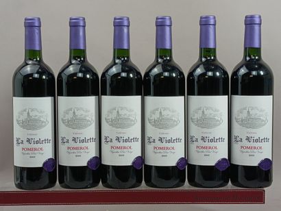 6 Bouteilles Château La VIOLETTE 2006 - Pomerol...