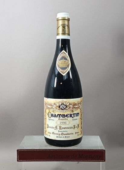 1 Bouteille CHAMBERTIN Grand cru 1996 - A....