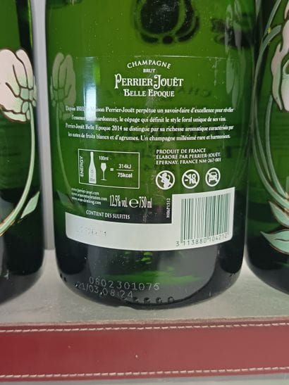 ** 4 Bottles CHAMPAGNE PERRIER JOUËT 