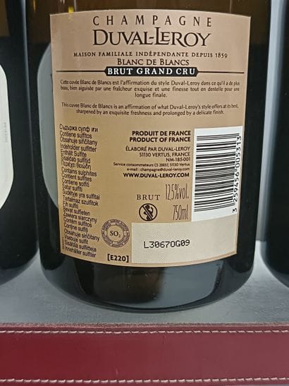 ** 2 Bottles CHAMPAGNE DUVAL- LEROY Grand...