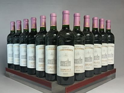 ** 12 Bouteilles Château LASCOMBES 2009 -...