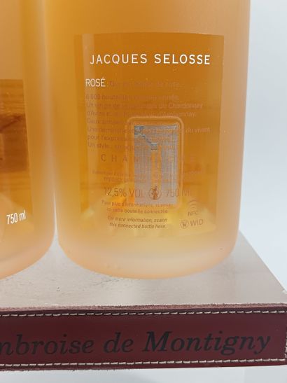 ** 2 Bottles CHAMPAGNE Jacques SELOSSE Rosé...