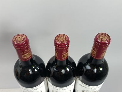 3 bottles Château MARGAUX 2008 - 1er Gcc...