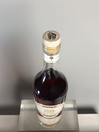 ** 1 Bouteille COGNAC PRUNIER 20 ans d'age...