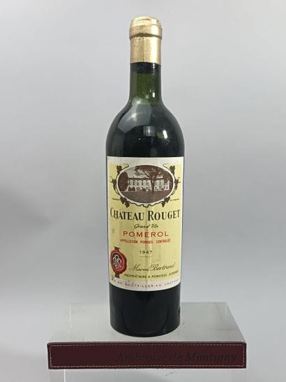 1 Bouteille Château ROUGET - Pomerol 1947...