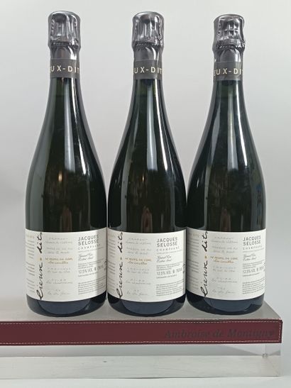 ** 3 Bouteilles CHAMPAGNE Jacques SELOSSE...
