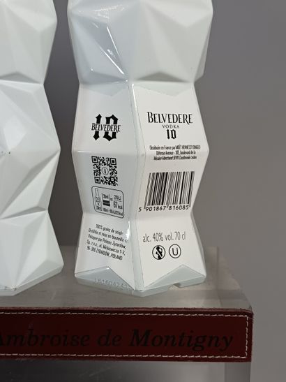 ** 2 Bouteilles VODKA BELVEDERE 