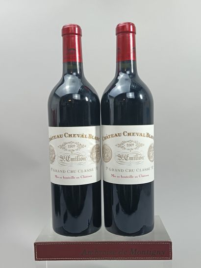 ** 2 Bottles Château CHEVAL BLANC 2009 -...