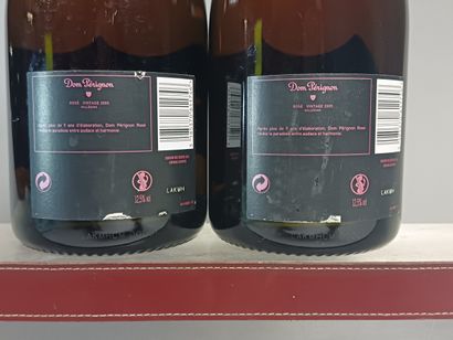 ** 2 Bottles CHAMPAGNE DOM PERIGNON Rosé...