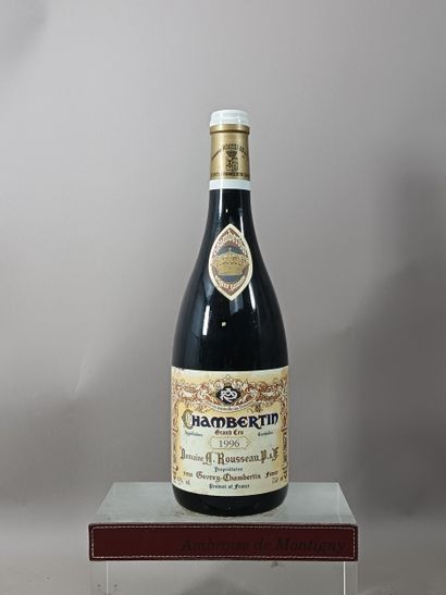 1 Bouteille CHAMBERTIN Grand cru 1996 - A....