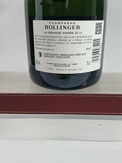 ** 3 Bouteilles CHAMPAGNE BOLLINGER La Grande...