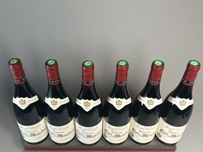 ** 6 Bouteilles BEAUNE 1er cru Clos des Mouches...