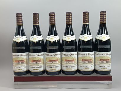 6 bouteilles CÔTE RÔTIE 2013 Château D'A...