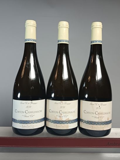 ** 3 Bottles CORTON CHARLEMAGNE Grand cru...