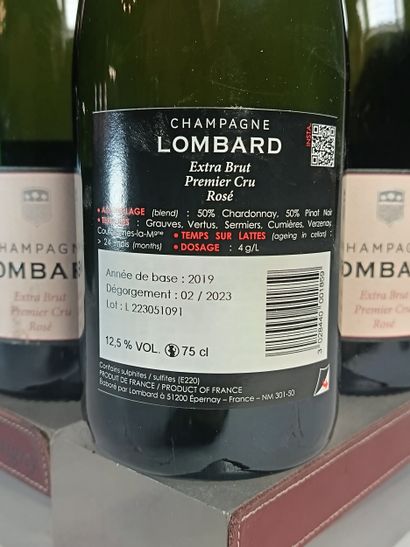 ** 10 Bouteilles CHAMPAGNE LOMBARD Extra...