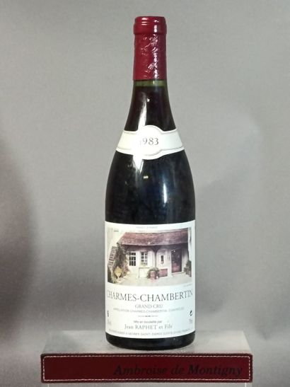 1 Bouteille CHARMES CHAMBERTIN Grand cru...