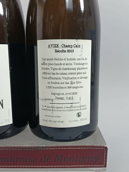 ** 4 Bottles CHAMPAGNE JACQUESSON AVIZE 