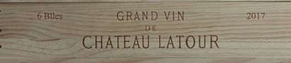 6 Bottles Château LATOUR 2017 - 1er Gcc Pauillac...