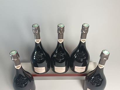** 5 Bottles CHAMPAGNE DUVAL- LEROY Femme...