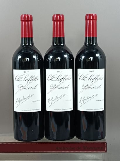 3 bottles Château LAFLEUR 2017 - Pomerol