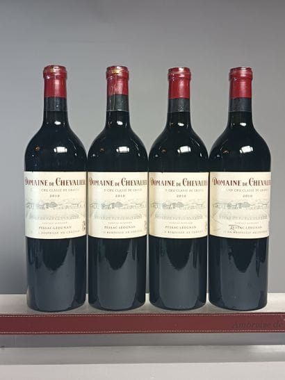 ** 4 Bouteilles Domaine de CHEVALIER Gc de...