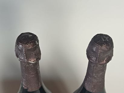 ** 2 Bottles CHAMPAGNE DOM PERIGNON Rosé...