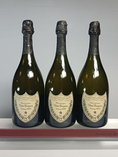 ** 3 Bottles CHAMPAGNE DOM PERIGNON Brut...