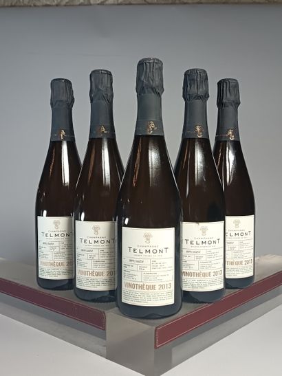 ** 5 Bottles CHAMPAGNE TELMONT 