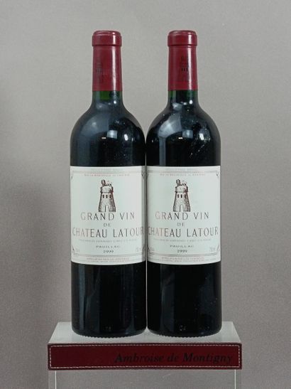 2 Bottles Château LATOUR 1999 - 1er Gcc ...
